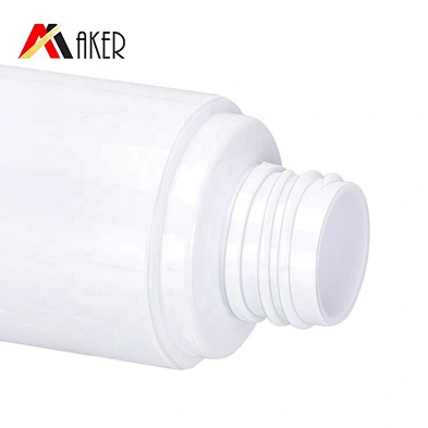 Factory in stock wholesale price round shape PET plastic cosmetic 150ml empty spray white bottle