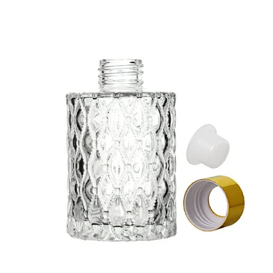 155ml Clear with Caps and Box Round Scent Luxury Room Fragrance Big Crystal Empty Fancy Wholesale Glass Aroma Diffuser Bottle