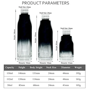 luxury custom 45ml 100ml 120ml personal care bottle packaging skin care lotion cream pump glass bottles set