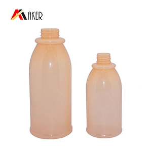 Custom Color Empty 550ml High capacity Plastic PET Bottle for Shampoo Shower Gel