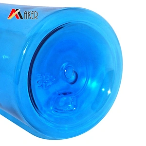 200ml empty cylinder PET plastic shampoo bottle with lotion pump