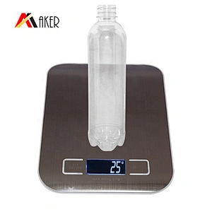 Mineral Empty Water Bottles PET Plastic Wholesale 500ml 550ml Screen Printing Boston Round Clear Screw Cap Labeling