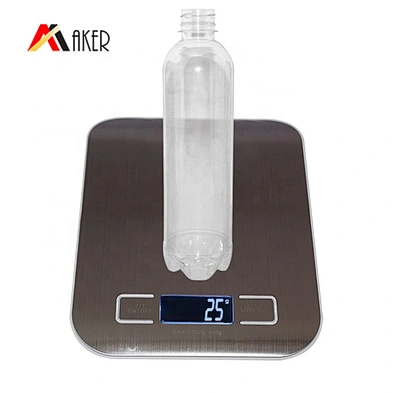 Mineral Empty Water Bottles PET Plastic Wholesale 500ml 550ml Screen Printing Boston Round Clear Screw Cap Labeling