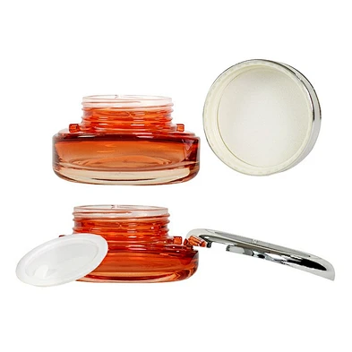 Custom Luxury Empty face cream serum Glass Jar Bottle Skin Care Cosmetic Set Container