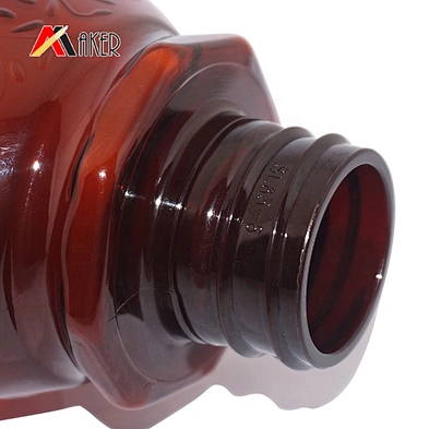 Best design 800ml semi transparent brown PET plastic eco friendly shampoo bottle with lotion pump
