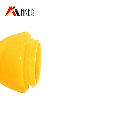 Custom 5g Yellow Oval PP Plastic Empty lip scrub jars with screw cap