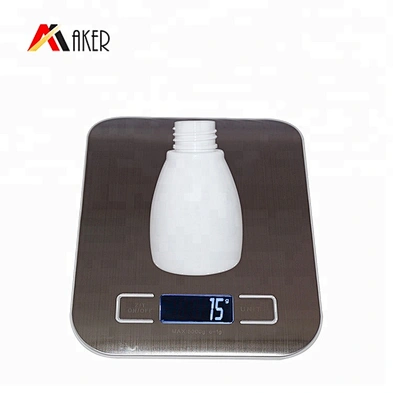 China factory unique round 90ml white PET plastic body lotion bottle with pump