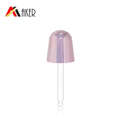 New arrival luxury design cosmetic packaging 50ml clear glass bottle for serum