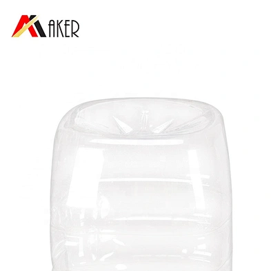 Wholesale disposable food grade empty plastic mineral water bottle with tamper proof Cap