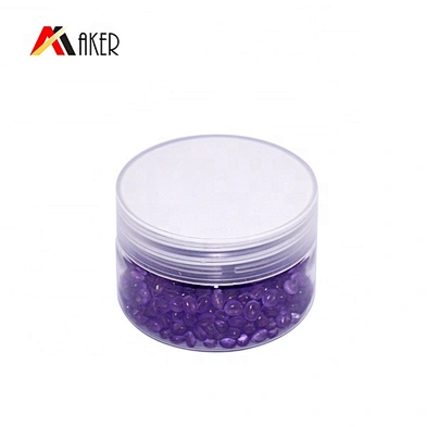 China supplier round 40ml clear PET plastic cosmetic packaging cream jar with air tight lid