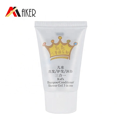Custom 30ml plastic LDPE  round frosted transparent empty body lotion skincare tube packaging