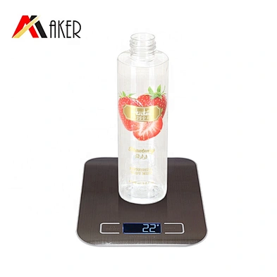Hottest design empty cylinder shape clear pet cosmetic plastic spray bottle 200ml with mist sprayer