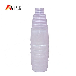 Wholesale  purple unique round empty 300ml PET cosmetic plastic lotion bottle