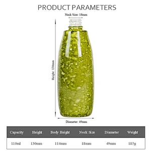 custom luxury skin care 4oz 100ml personal care glass bottle cosmetic lotion cream cosmetic glass packaging bottle