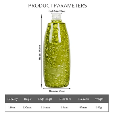 custom luxury skin care 4oz 100ml personal care glass bottle cosmetic lotion cream cosmetic glass packaging bottle