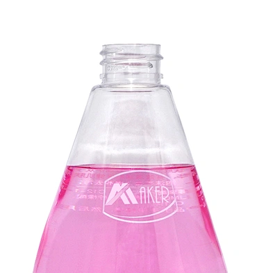500ml empty clear plastic pet lotion pump cosmetic shampoo bottle