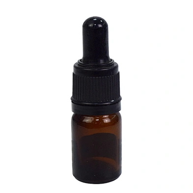 factory price amber essential oil serum bottle dropper personal care glass packaging skincare 5ml serum bottle