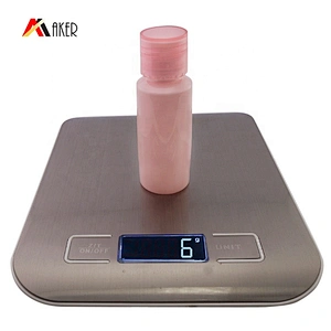 Empty cylinder 30ml cosmetic PET plastic lotion bottle with screw cap
