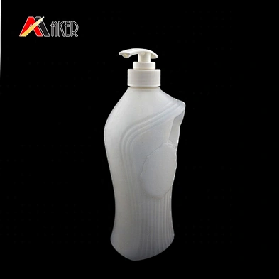 New design 700ml  HDPE plastic cosmetic lotion bottle packaging with lotion pump