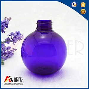 250ml Spherical Purple Liquid Soap Cosmetic Plastic Foaming Handwash Bottle with Lotion Pump