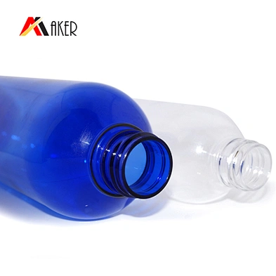 wholesale 250ml 500ml boston round clear pet plastic body mist sprayer perfume cosmetic skin care packaging lotion spray bottle