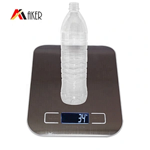 Wholesale 500ml 1000ml PET Plastic beverage disposable Mineral water bottle with white plastic tamper proof screw cap