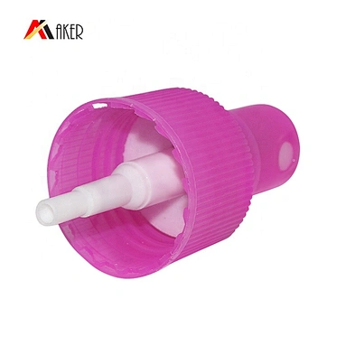 Wholesale 24/410 semi-transparent pink plastic fine mist sprayer spray pump for cosmetic bottle