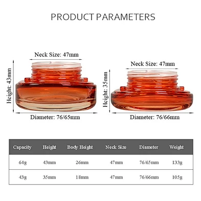 factory wholesale 30g 50g 1oz 2oz empty face cream cosmetic glass packaging personal care skin care hand lotion cream jar