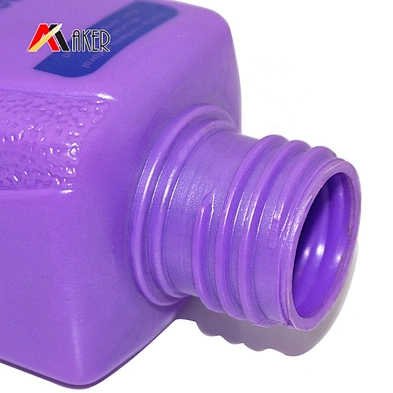 Nice design wholesale 200ml purple HDPE plastic bottle for shampoo