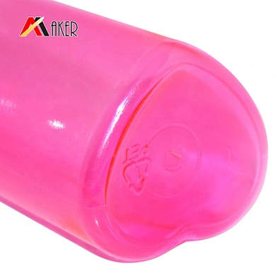 Factory price 100ml 200ml semi-transparent PET plastic body lotion bottle with pump