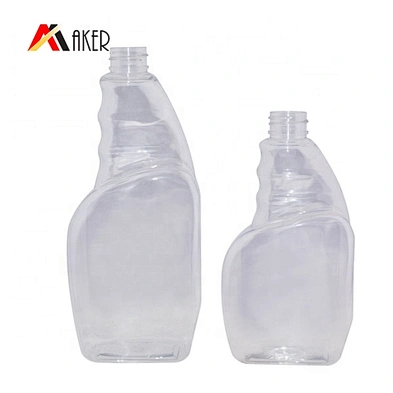 Hot selling toilet cleaner 400ml 500ml empty pet plastic trigger spray bottle manufacturer