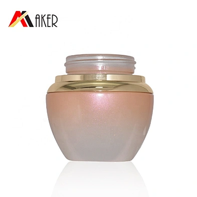 Wholesale luxury 30g 40g 60g round cosmetic skin care glass face cream jars set with screw lip in stock