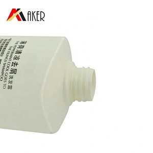 Guangzhou factory price new arrival 500ml white HDPE plastic shampoo bottle packaging
