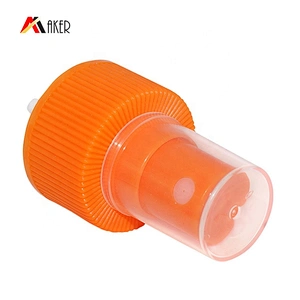 New design plastic 28/410 orange fine mist sprayer pump dispenser for cosmetic bottle