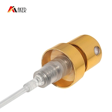 Hot selling 15/400 gold aluminum covered snap perfume sprayer pump