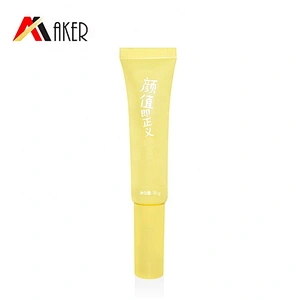 2019 new 30g empty LDPE plastic cosmetic eyelash brush tube mascara tube packaging with screw cap and mascara brush