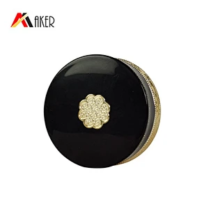 empty 50g 2oz black gradient gold face cosmetic packaging sets skin care hand cream glass jar