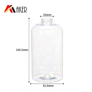 2020 Factory supply wholesale price 700ml empty PET clear hand wash bottle with pump