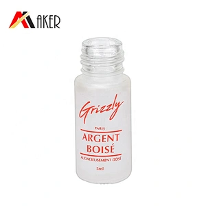 Fashion design 5ml empty frosted deodorant perfume glass roll on bottle with glass roller ball and screw cap