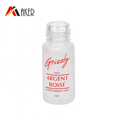 Fashion design 5ml empty frosted deodorant perfume glass roll on bottle with glass roller ball and screw cap