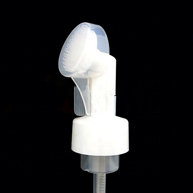 42/410 plastic PP facial cleanser foam pump dispenser with brush