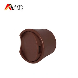 24/410 PP frosted brown plastic disc cap disc top cap for cosmetic bottle