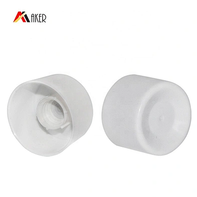 Custom design 35ml round clear cosmetic hand cream plastic tube packaging with screw cap