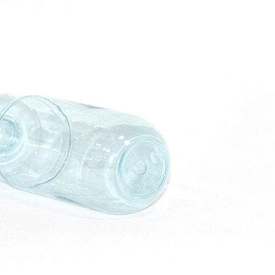 New arrival 250ml 350ml transparent empty PET plastic cosmetic makeup bottle with alumite pump