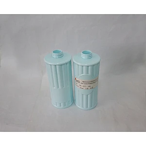 Custom blue 750ml empty cylinder pet plastic shampoo bottle