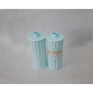 Custom blue 750ml empty cylinder pet plastic shampoo bottle