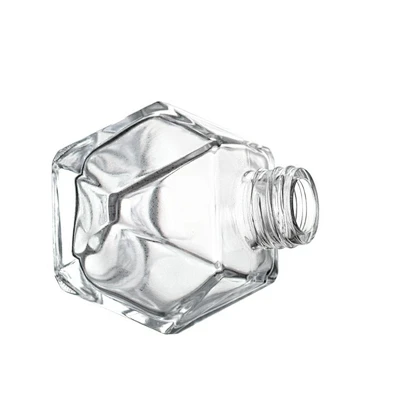 Factory Custom High Quality 100ml Damond Shape Aromatherapy Oil Diffuser Gass Bottle For Hotel Decor
