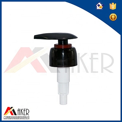 28/410 Plastic bottle lotion pump black shower gel dispenser pump