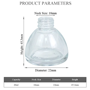 custom 20ml 30ml 45ml 1oz luxury glass bottle personal care essential oil packaging massage dropper oil bottle