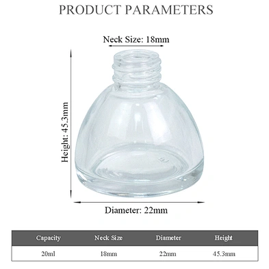 custom 20ml 30ml 45ml 1oz luxury glass bottle personal care essential oil packaging massage dropper oil bottle